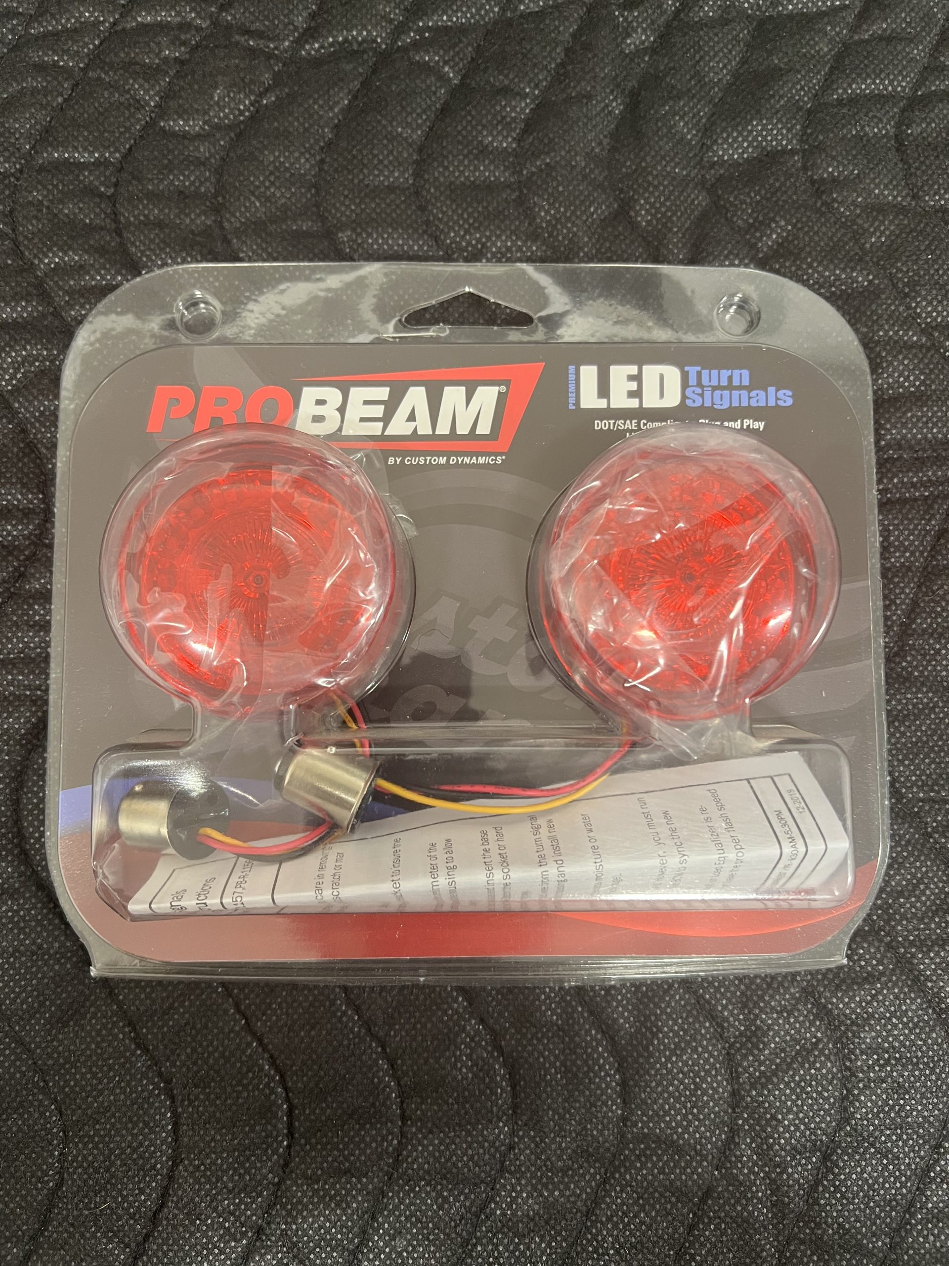 Custom Dynamics ProBEAM Premium LED Turn Signals Red Lens PB